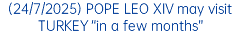 (22/7/2025) Pope Leo XIV's “Escape” from Castel Gandolfo: ...