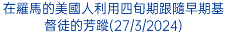 在羅馬的美國人利用四旬期跟隨早期基督徒的芳蹤(27/3/2024)