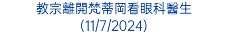 教宗離開梵蒂岡看眼科醫生 (11/7/2024)