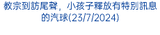 教宗到訪尾聲，小孩子釋放有特別訊息的汽球(23/7/2024)